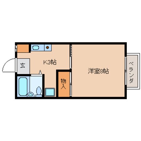 県立美術館前駅 徒歩11分 2階の物件間取画像